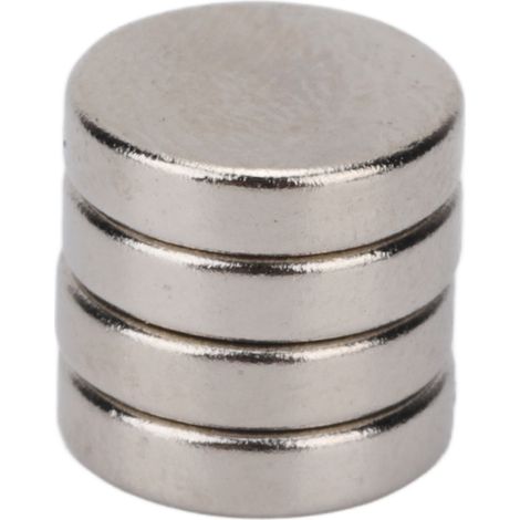 100 Stück superstarke Neodym-Magnete, Mini-Größe, rund, Industriemagnete für Werbetafeln, 8 x 2 mm / 0,3 x 0,08 Zoll (1/5)