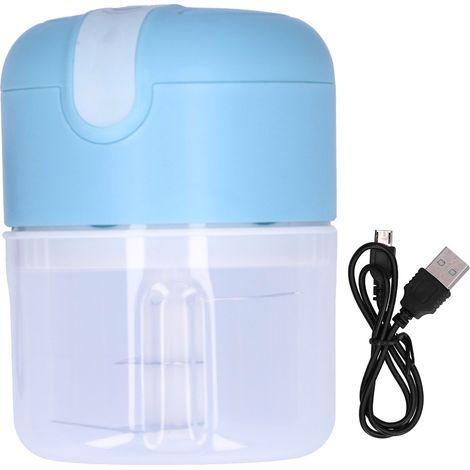 Presse-ail électrique 250 ml, mini hachoir à ail rechargeable, robot culinaire pour poivrons, piments, fruits, légumes et viandes. (1/5)