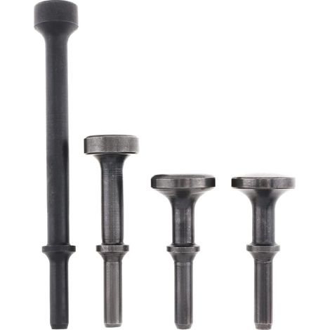 ChgImposs Lot de 4 outils pneumatiques en acier dur 45 pour enlever les chocs et la rouille (1/5)