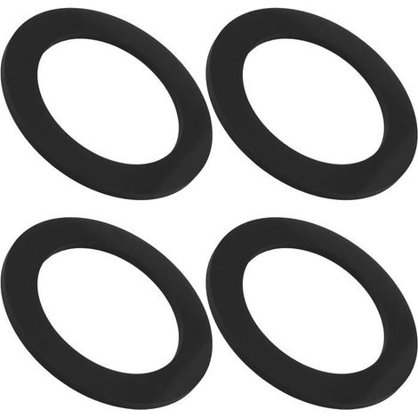 4 rondelles de vidange en caoutchouc 70 x 49 x 3 mm pour sceller la connexion entre la sortie de vidange et le tuyau de vidange (1/5)