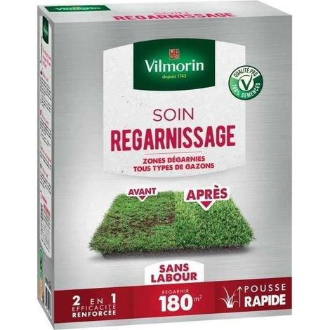 VILMORIN Samen für die Pflege und Nachsaat von Rasen - 2 in 1 - 3 kg (1/2)