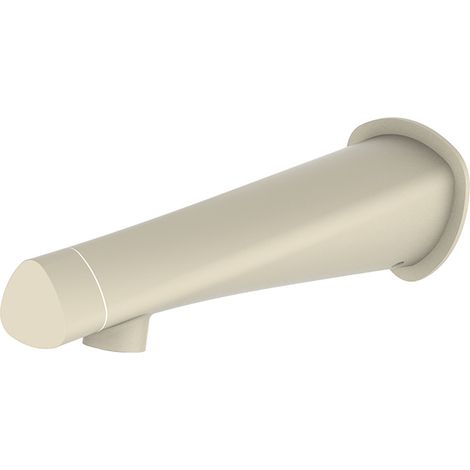 Robinet de lavabo encastré mural Corps en laiton Design moderne minimaliste, Blanc (1/5)
