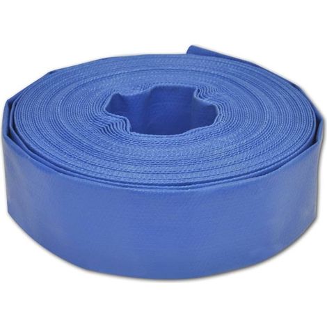 Tuyau d'arrosage plat de 25 m en PVC de 2 pouces (1/4)