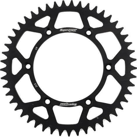 Couronne arrière Prox en aluminium pour Yamaha YZ/YZF 99-18, noire, référence JTR251.49