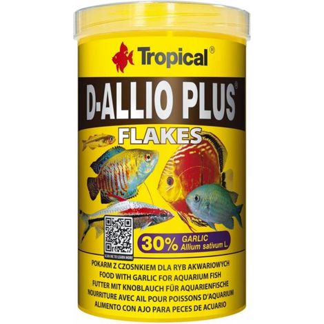 Tropical D-Allio Plus Flakes - con Estratti di Aglio - Formato: 1000 ml