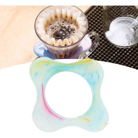 Geeignet für OREA Kaffeefilterbecherhalter, V3 Hintergrundbeleuchtung, Pour-Through-Kaffeefilterbecherhalter, Harz Nr. 185, Papierkaffeefilterbecherhalter, Nr. 185 V3 Hintergrundbeleuchtung (zufällige (1/5)