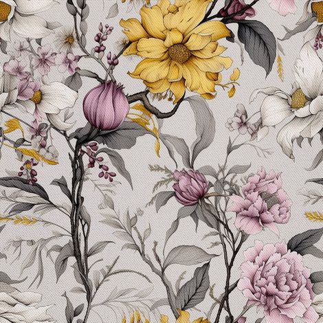 Tela decorativa para exteriores Oxford - Motivo floral I DX5260 (1/5)
