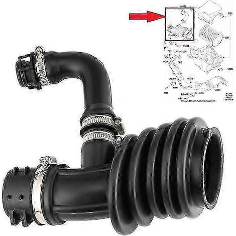 Ansaugschlauch für Luftfilter für Ford Focus MK2 C-Max Volvo 16 TDCi 7M519A673EJ 1673571 Edition 0923