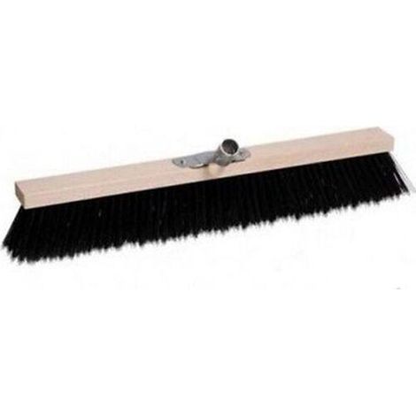 SCOPA SPAZZOLONE INDUSTRIALE CON SETOLE NYLON RIGIDE CM 60 X 8 FERR 135894