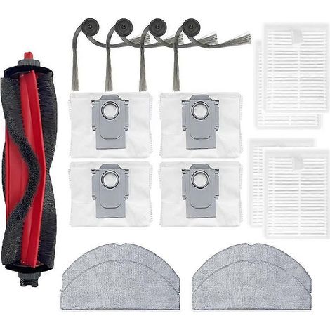 Pour Roborock Q7 M5 / Q7 M5+ / Q7 L5 / Q7 L5+ / Q7 TF / Q7 TF+ Plus Main Side Brosse Filtre Serpillière Cloth (1/5)
