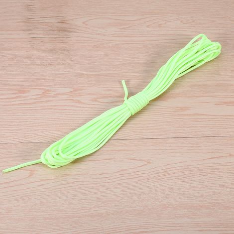 Corde de parachute 9 brins ultra résistante, 25 pieds pour parapluie extérieur, 550 lumens, idéale camping (1/2)