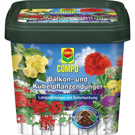COMPO Balkon- und Kübelpflanzendünger 1,2 kg