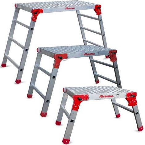 Plataforma de trabajo profesional de 90 cm. y 4 peldaños PLAF4 FARAONE (1/5)