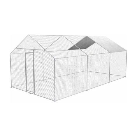 HEIMTIERGEHEGE 3X6X2,5 M FREIGEHEGE GEHEGE TIERGEHEGE ZIPPER ZI-CR362 (1/5)