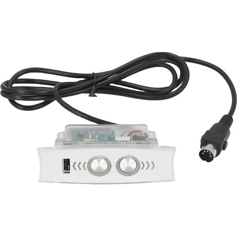 Télécommande pour fauteuil inclinable électrique, chargement USB, rétroéclairage LED, interrupteur manuel à 5 broches pour canapé électrique et fauteuil releveur électrique, couleur argent. (1/5)