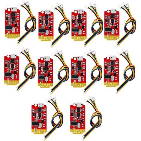 10 modules de carte d'amplificateur de puissance stéréo Bluetooth 4.2 CT14 - Rouge (1/5)