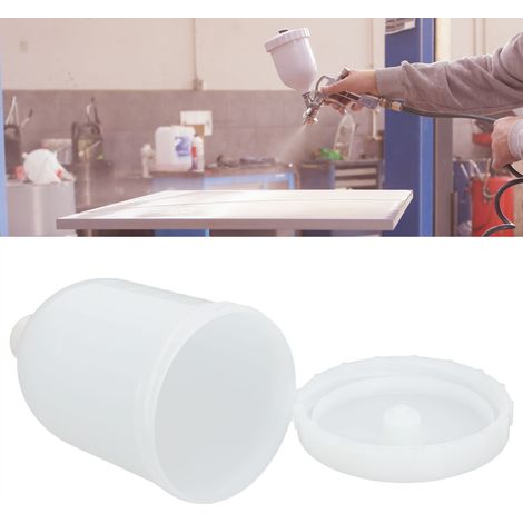 Pot de remplacement pour pulvérisateur peinture - Réservoir supérieur plastique 300ml avec connecteur femelle 15mm (1/5)