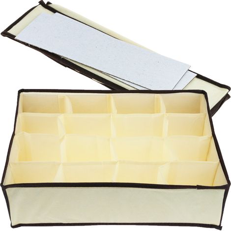 Organizador TG63165 para ropa interior y calcetines, inserto para cajón, 16 compartimentos (1/5)
