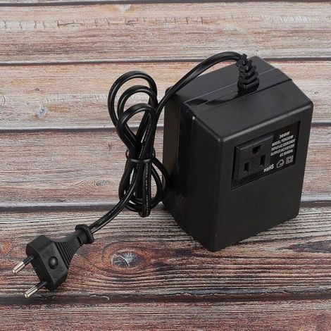 Convertisseur Cc-Ca 220 V Vers 110 V 300 W Pour Appareils Électroniques 95 X 75 X 62 Mm (1/3)