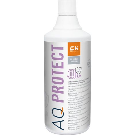 AQ PROTECT - Inhibidor de Incrustaciones y Corrosión para Circuitos Recirculantes 1 Litro  Bricoprofesional