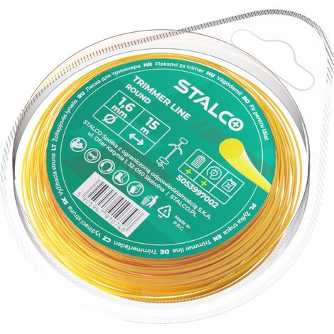 Hilo de corte redondo Stalco de 1,6 mm x 15 m S053997002 (1/2)