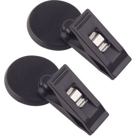 2 pièces Support de Ticket de Parking avec Ventouse, fenêtre de Voiture Pare-Soleil Cartes en Tissu Billets Ventouse avec Pince, Noir