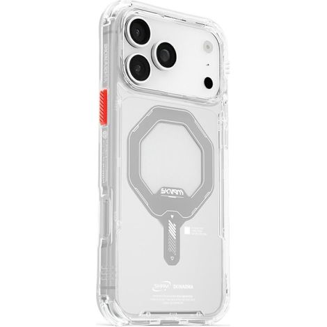 Funda Skinarma Saido para iPhone 17 Pro Max con carga magnética transparente (1/5)