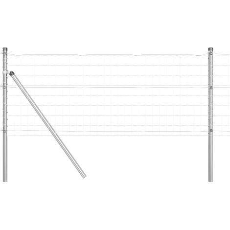 Maison Exclusive - Ground Fix Geschweißter Drahtzaun 25 x 0,6 m (