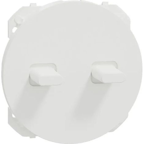 Cubierta de interruptor Schneider Electric s929211 clip on 2 palancas