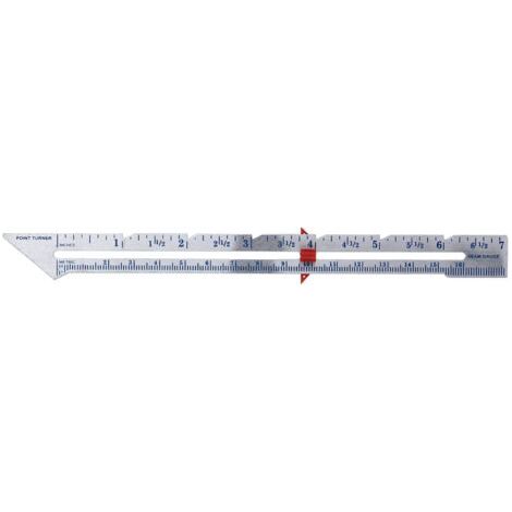 Jauge Coulissante, Règle de Matelassage en Aluminium avec Marqueur Réglable pour des Mesures Précises dans les Projets de Bricolage et de Couture (Règle pointue en aluminium argenté) (1/5)