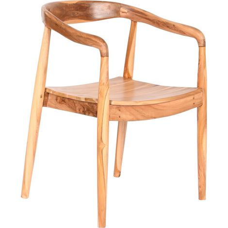 Silla Teca 56X51X78 Marron Claro (1/5)