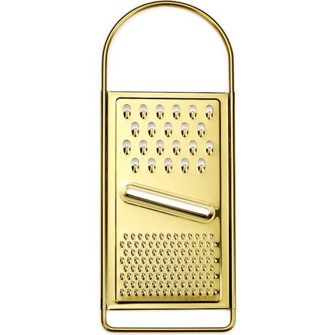 Rallador plano de cocina profesional 3 en 1 de acero, rallador grande (1/5)