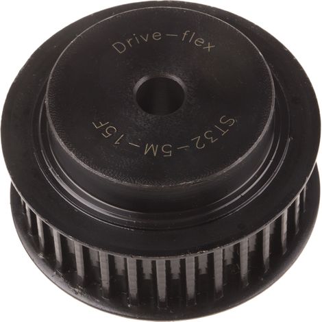 Poulie pour courroie crantée en Acier 32 dents , pas de 5mm, alésage 8mm ( Prix pour 1 )