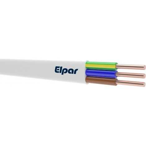 Cable YDYP 3x2,5 mm² blanco 300/500 V - 100 MB - E314CF-YY006