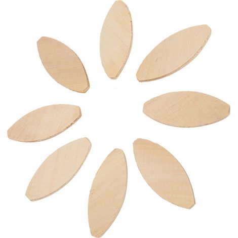 Lot de 100 lamelles d'assemblage pour bois, outil d'emboîtement pour planches de bois, poids 20