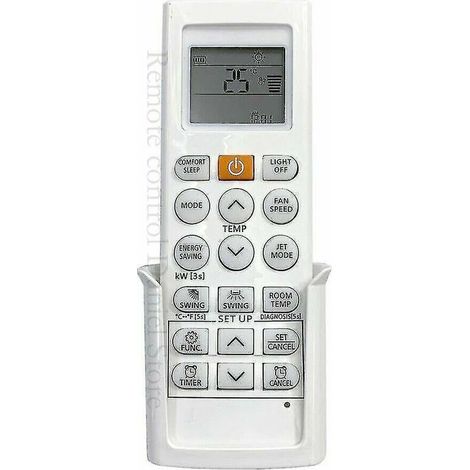 Télécommande de remplacement AKB75215401 pour climatiseur LG – Compatible AKB74955605 et AKB74955617 – 3 canaux – Mode refroidissement et chauffage (1/3)