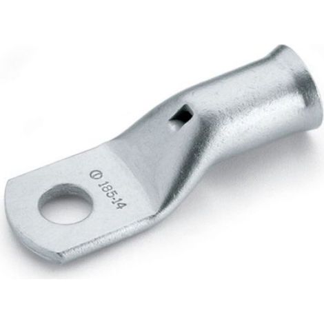 Cosse Tubulaire - Cuivre - Section 6 mm² - Trou 6 mm - Pour Câbles Électriques - Lot de 10