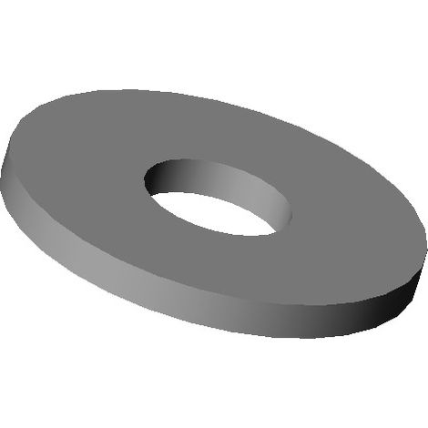 Rondelle plastique large M6 – Polyamide PA6.6 – Résistante à la corrosion – Pour environnements humides – Lot de 10 unités – Ajile