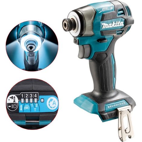 MAKITA DTD173Z 18v Impact driver 1/4" hex drive (1/8)