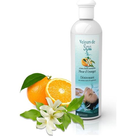 Parfum de Spa à base d'huiles essentielles à la Fleur d'Oranger Camylle 250 ml