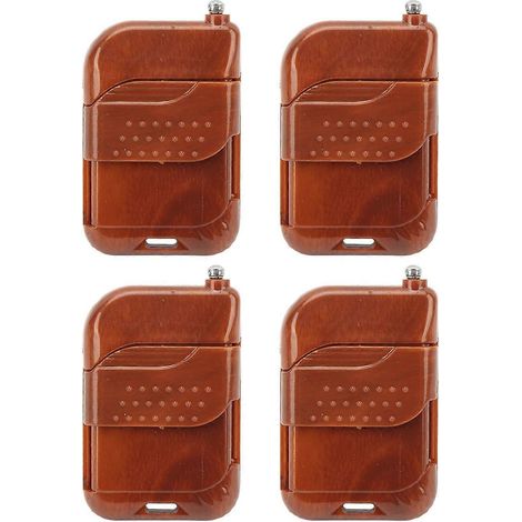 4er-Pack Fernbedienungen zum Klonen von Schlüsselanhängern, 433 MHz, 4-Kanal-Controller für Garagentore