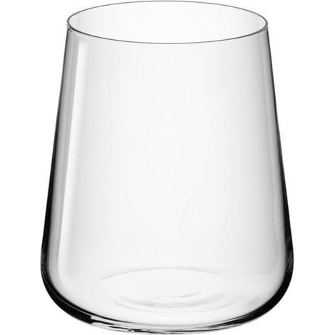 Verre À Boire - 430 Ml - Verre Transparent - Pour Eau Cocktail Jus Dessert - Lot De 6 (1/2)