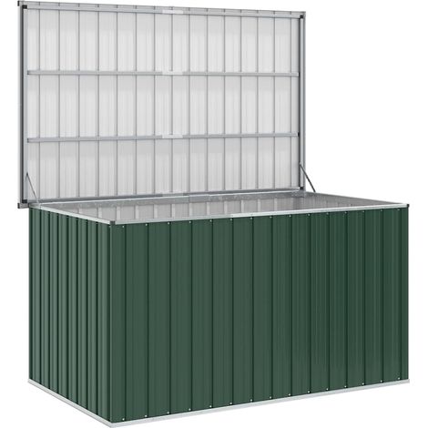 vidaXL Boîte de rangement de jardin Vert 171x99x93 cm (1/4)