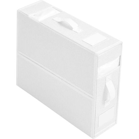 Organisateur Armoire Vetement,Organisateur Dressing avec Poignée, Rangement Sous Vetement, bed sheet storage box(Blanc) (1/2)
