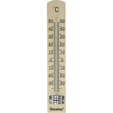 Innenthermometer Buchenholz