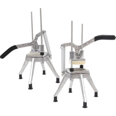 Eosnow Manuell Gemüsefruchthacker Cutter 4 Klingen 1/2in 3/8in 1/4in 8 Stück Klingen Französisch Fry Kartoffel Dicer