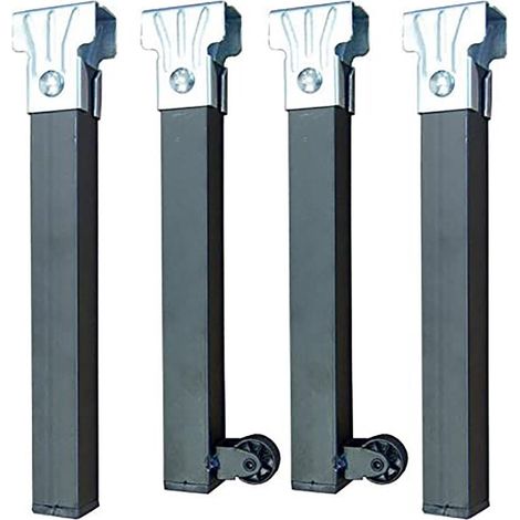 Pied de sommier avec roues jeu - 275X30X30 (1/2)