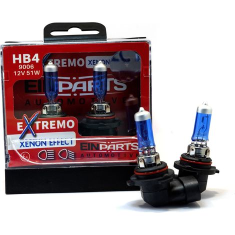 EinParts Lampadine Alogene HB4 12V 5000K Bianca 55W P22d, 2 pz (1/5)