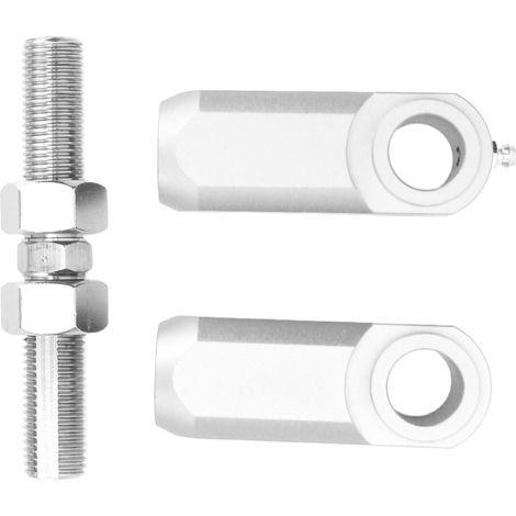 3-teiliges Tieferlegungsset aus Aluminiumlegierung für Mountainbikes, kompatibel mit Raptor YFM350, YFM660R und YFM700, Silber (1/5)