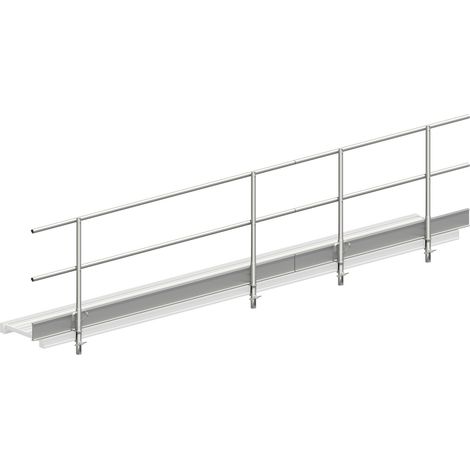 Layher Seitenschutz für Alu-Steg 600 4,75m Länge (1/3)